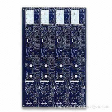 Single-sided PCB with White Solder Mask and 0.3mm Minimum Hole Size
